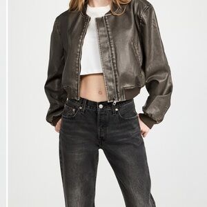 Allure Bomber - Charcoal